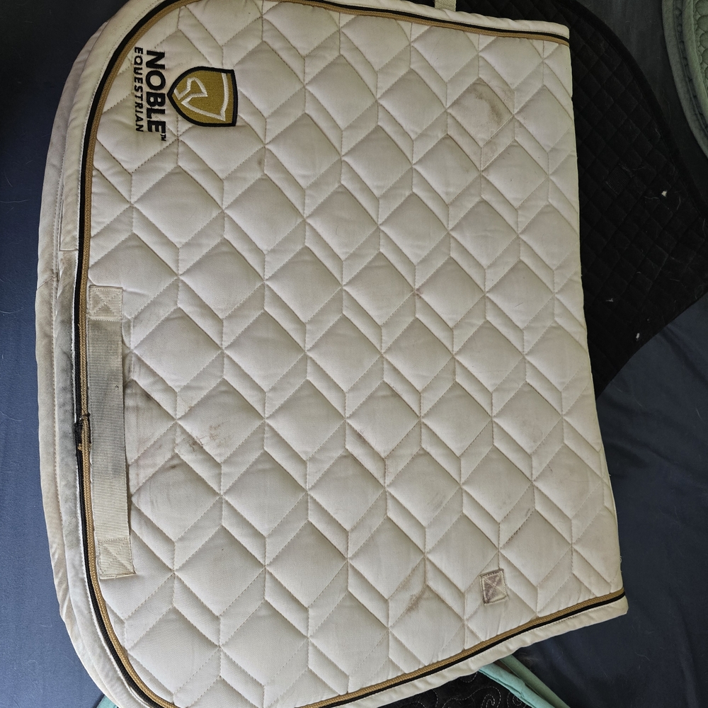 Quilted Saddle Pad - Cream